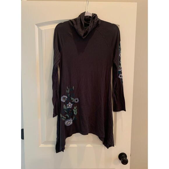 Soft Surroundings Floral Embroidered Dress - Picture 1 of 8